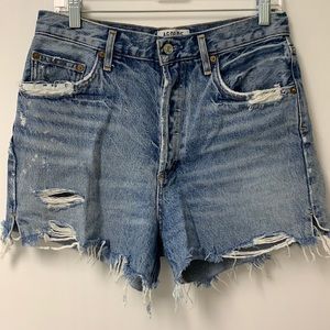 AGOLDE Parker Vintage Look Cutoff Shorts
